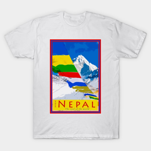 Trek Nepal T-Shirt by geoffshoults